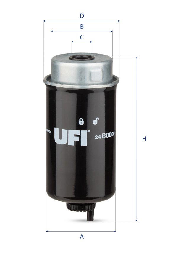 24.B00.00 Fuel Filter SpinOn