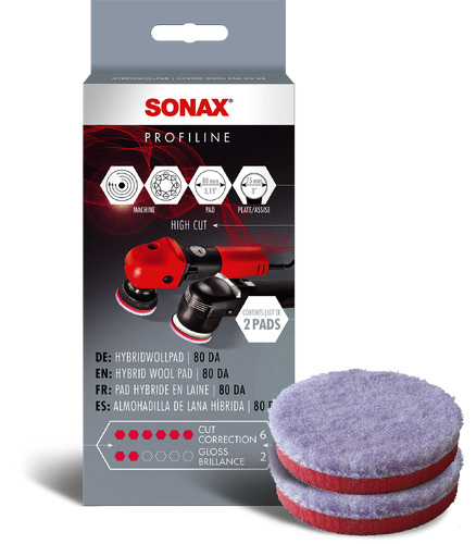 SONAX Hybrid Wool Pad 80