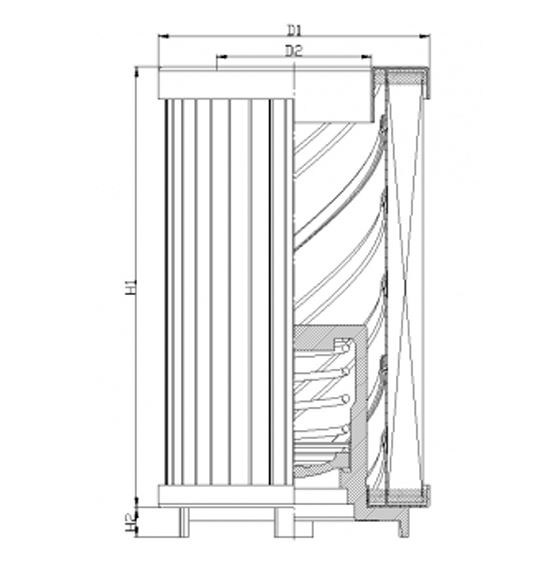 DMD0029T60BS hydraulic filter element