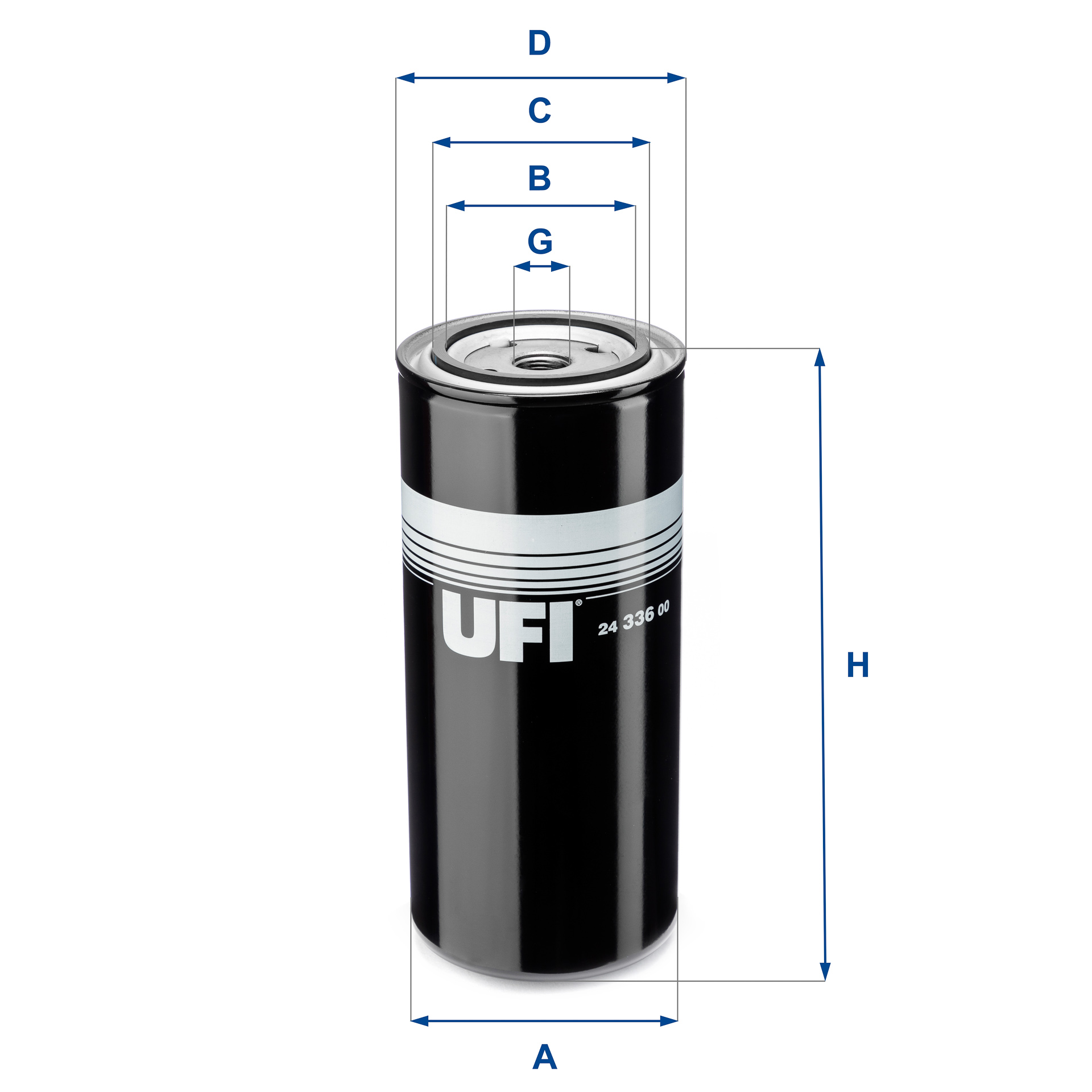 24.336.00 fuel filter spin-on