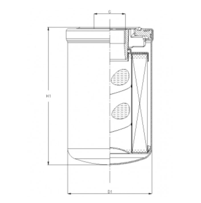 A422C25V hydraulic filter spin-on (HyCLEAN)