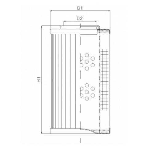 D310T125A hydraulic filter element