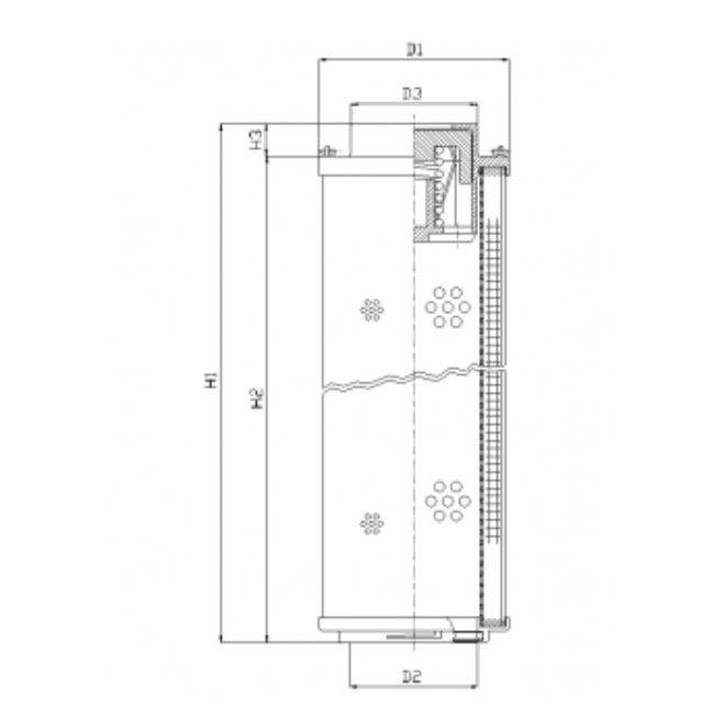 RHR2600N05B hydraulic filter element