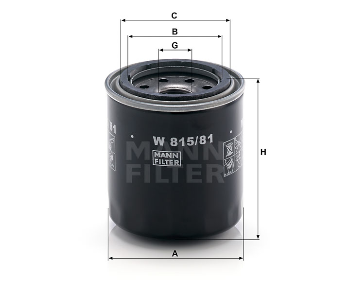 W 815/81 oil filter
