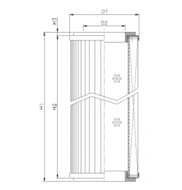 RVR1360E03B hydraulic filter element