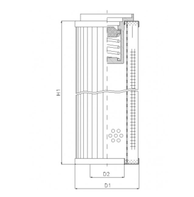 RLR950D20B hydraulic filter element
