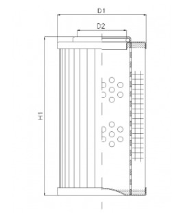 D143G03AV/ESD hydraulic filter element