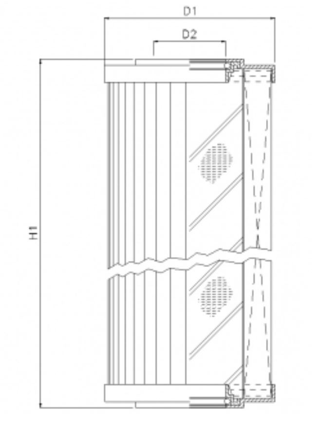 R241G10V hydraulic filter element