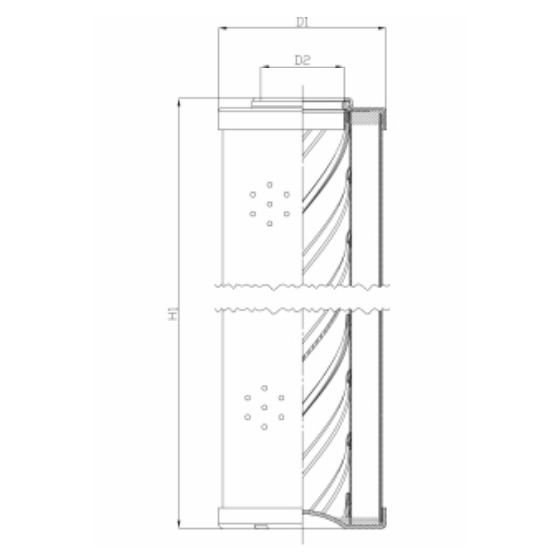 DHD256G05B hydraulic filter element