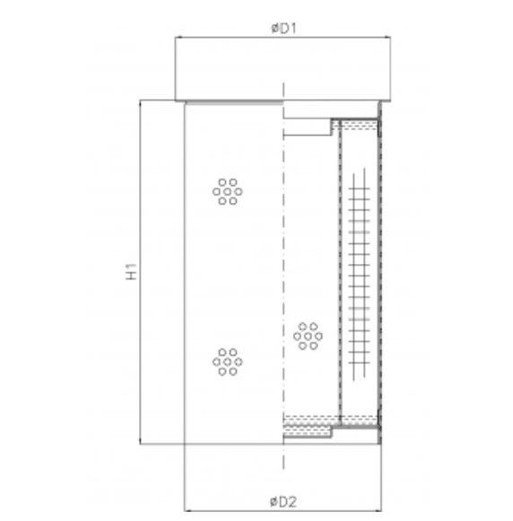R104C25B hydraulic filter element