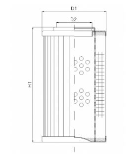 D142G25AV/ESD hydraulic filter element