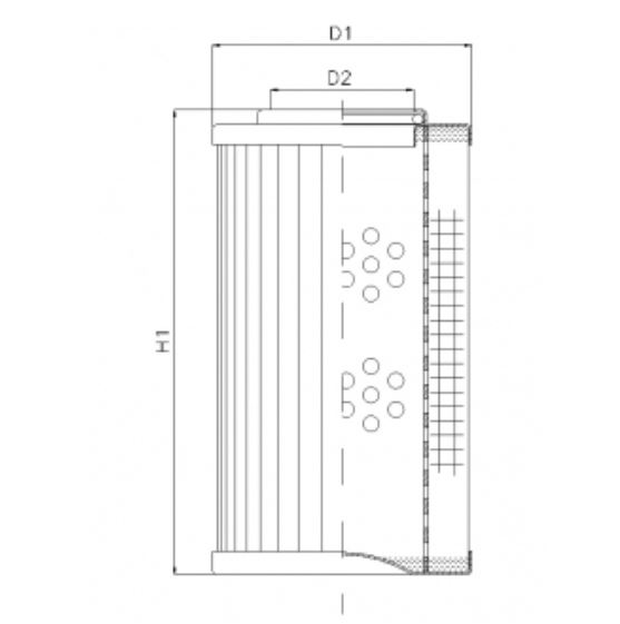 DVD20020B10B hydraulic filter element