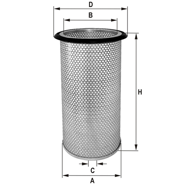 HP496 air filter element (secondary)