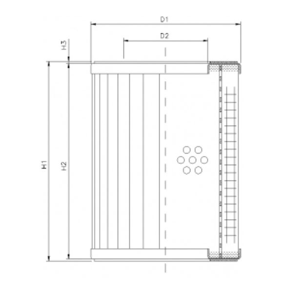 R312C10 hydraulic filter element