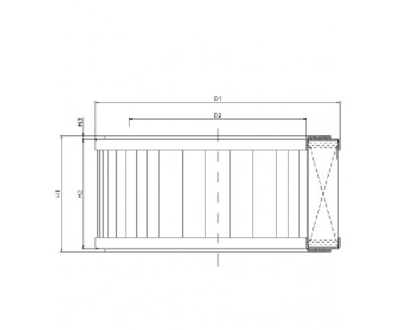 WX623 air filter element
