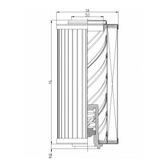 XD250G10A/3 hydraulic filter element