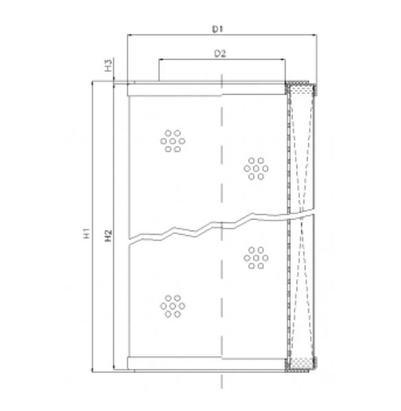 R590C10 hydraulic filter element