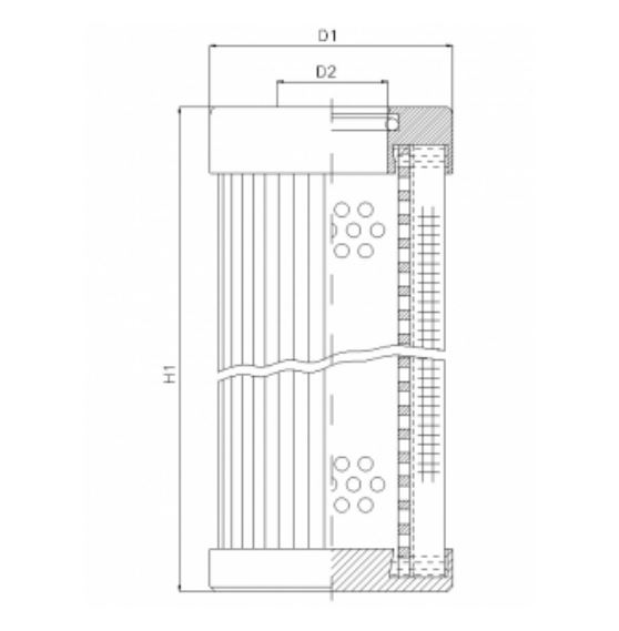 D1100G03BV hydraulic filter element