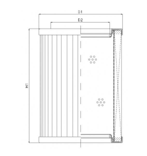 R434C10 hydraulic filter element
