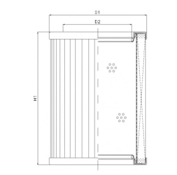R432T200 hydraulic filter element