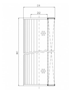 S141T250 hydraulic filter element