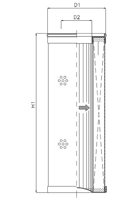 R413G25 hydraulic filter element