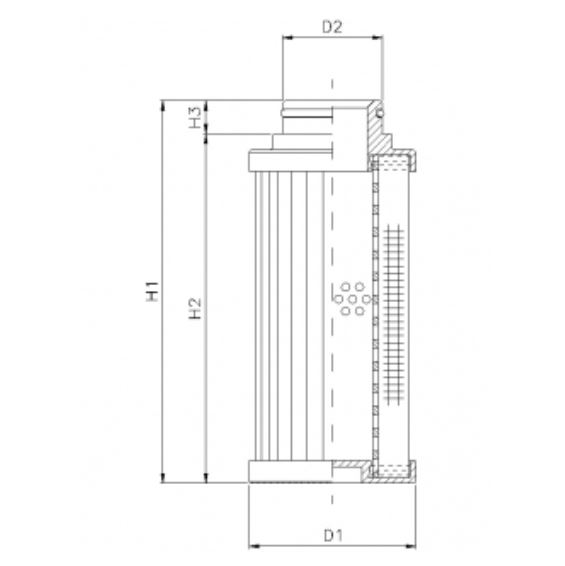 D780G06B hydraulic filter element