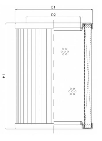 R446G10V/ESD hydraulic filter element