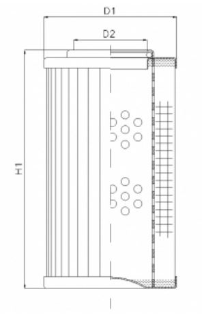 D141G03AV/ESD hydraulic filter element