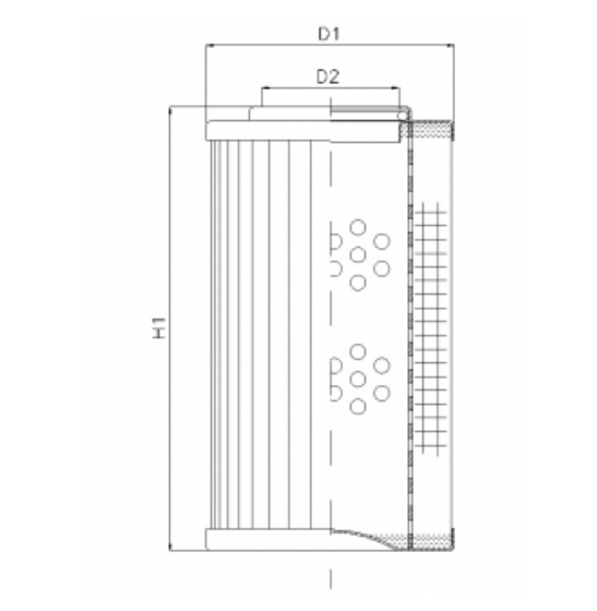 D121C25AV hydraulic filter element