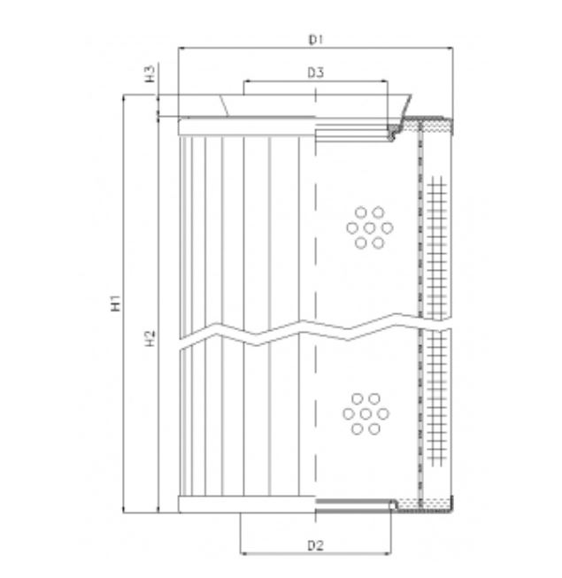 RMR436B60B hydraulic filter element