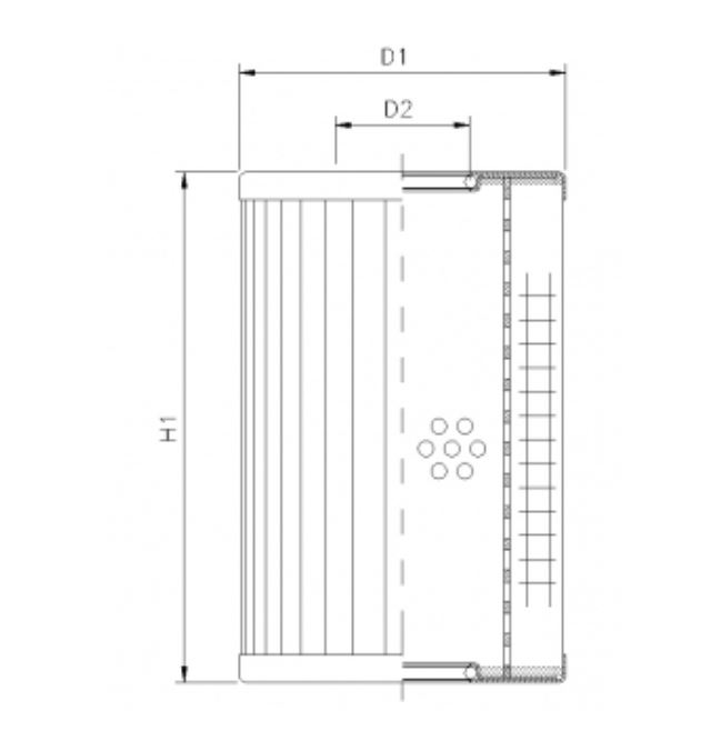 XR250T100B0 hydraulic filter element