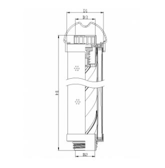 RHR195G15V3/016 hydraulic filter element