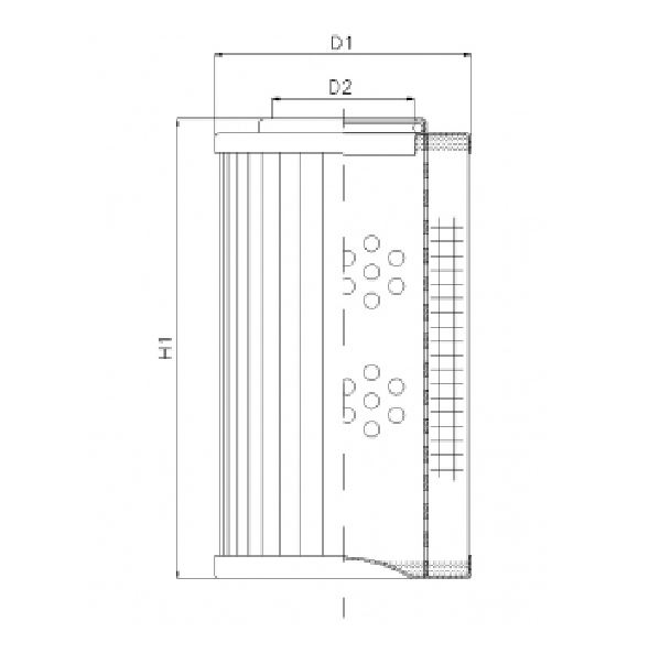 DVD20004W25V/1 hydraulic filter element