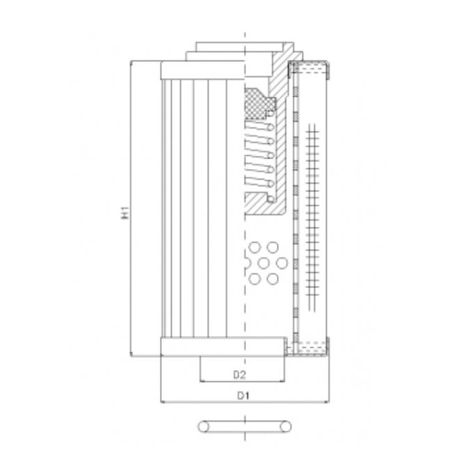RLR175B130B hydraulic filter element