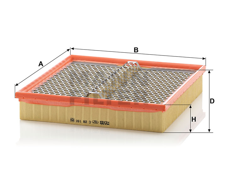 C 28 191 air filter element