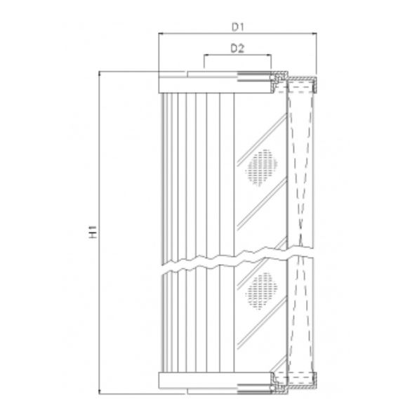 R265C10 hydraulic filter element