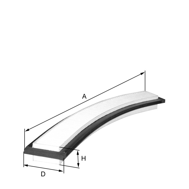 HC7234 cabin air filter element
