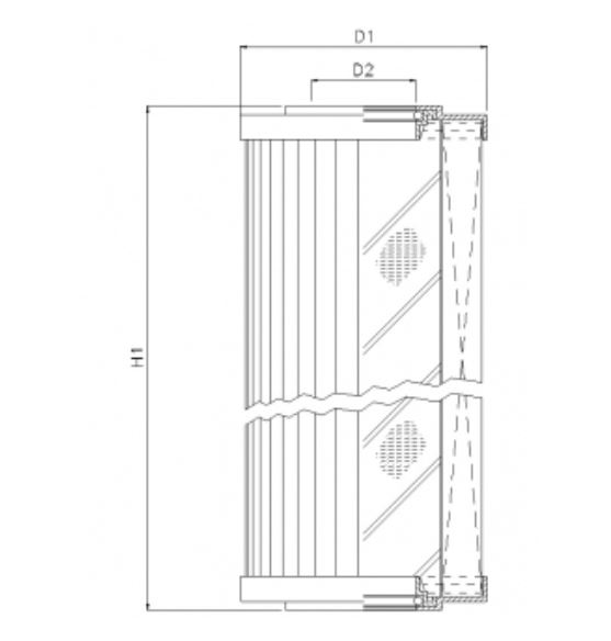 D651T150A hydraulic filter element