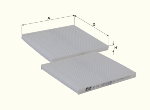 HC7146 cabin air filter element