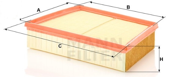 C 28 022 air filter element