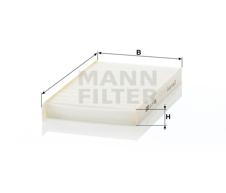 CU 21 005-2 cabin air filter element
