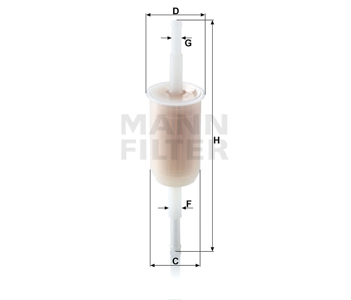 WK 32 (10) fuel filter in-line