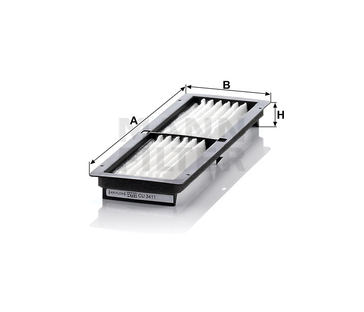 CU 3411 cabin air filter element