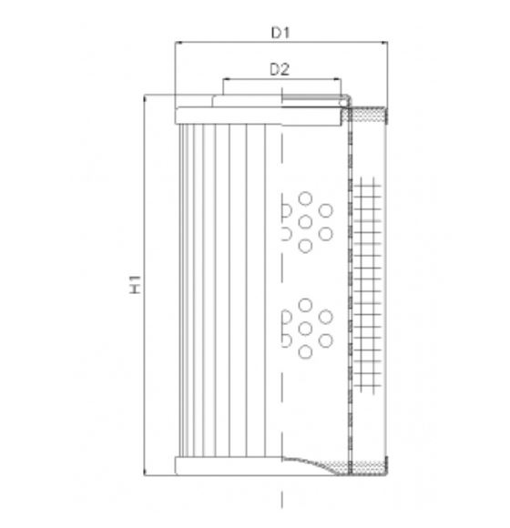 DVD2900B10B hydraulic filter element