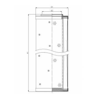 DHD1500G10B hydraulic filter element