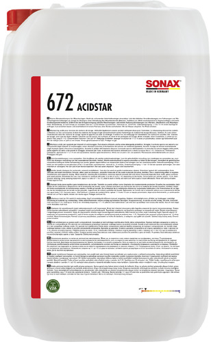SONAX AcidStar - 25 liters