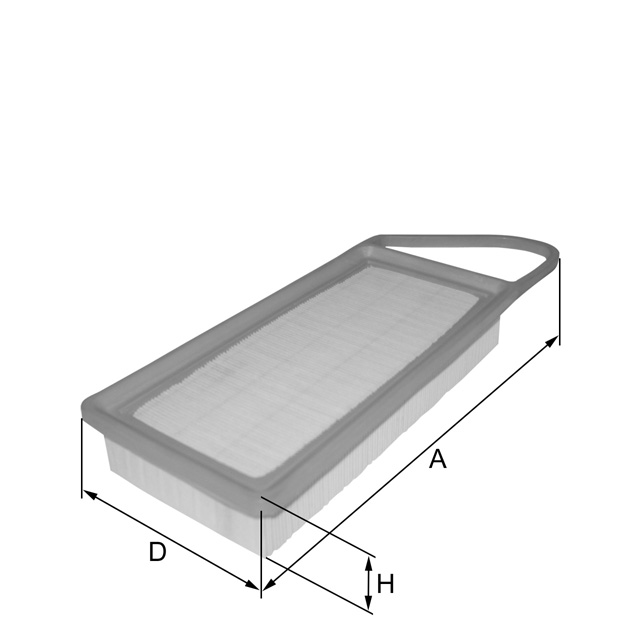 HP2244 air filter element